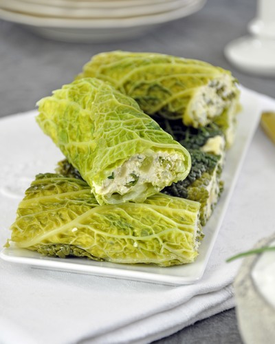 Cannelloni de chou vert, farce fine de volaille et Chablis Premier Cru 