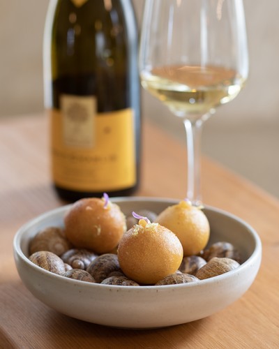 Beignet d'escargots et Petit Chablis - accords mets et vins de Chablis