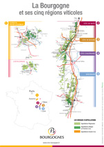 "La Bourgogne et ses cinq régions"