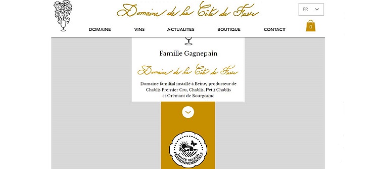 Site Internet du domaine de la Côte de Fasse Site Internet du domaine de la Côte de Fasse